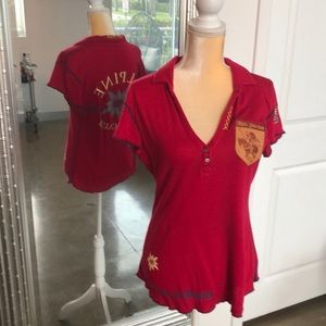 Alp n rock collard shirt